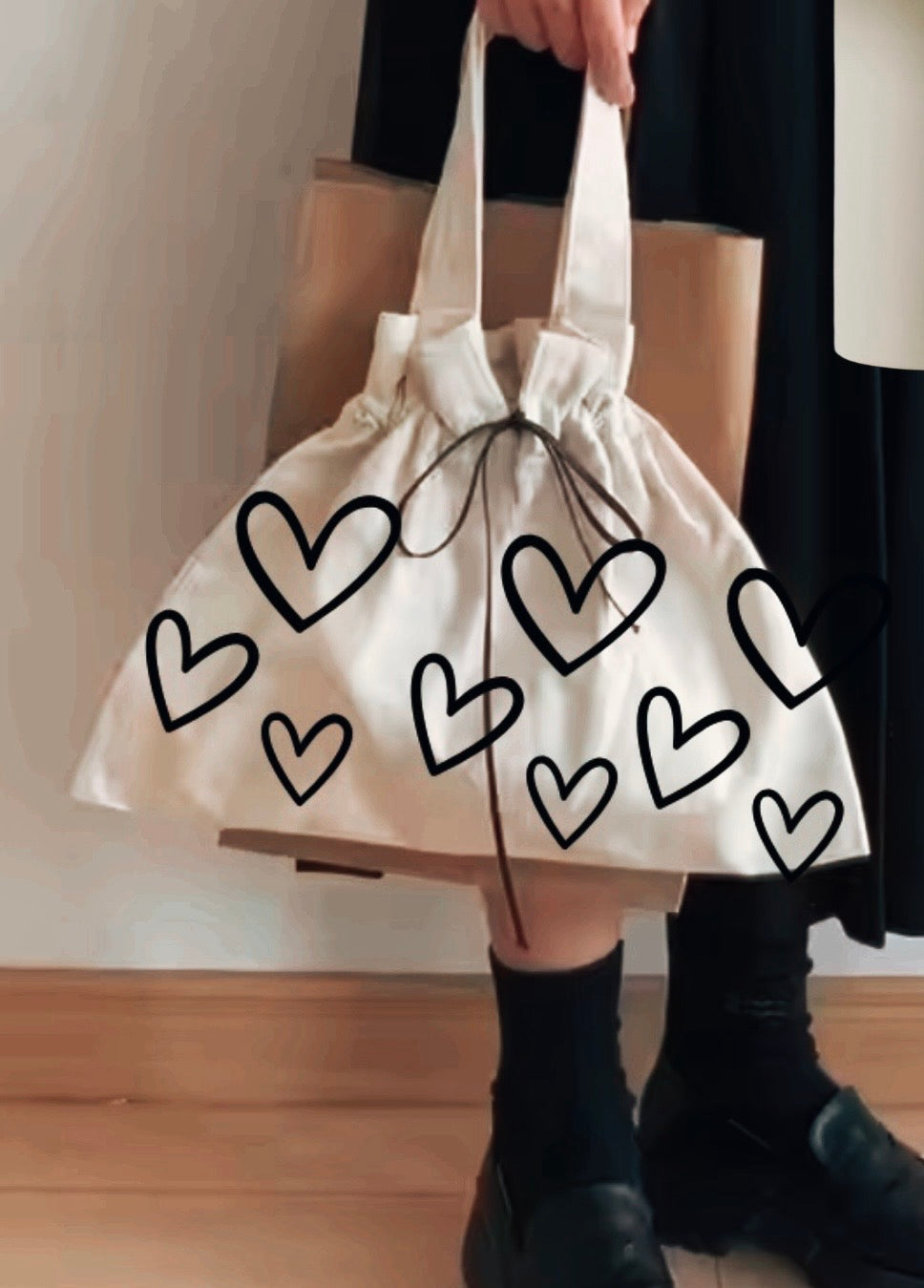 Tasche & Socken LOTS OF LOVE ♡♡♡ | 2er Set