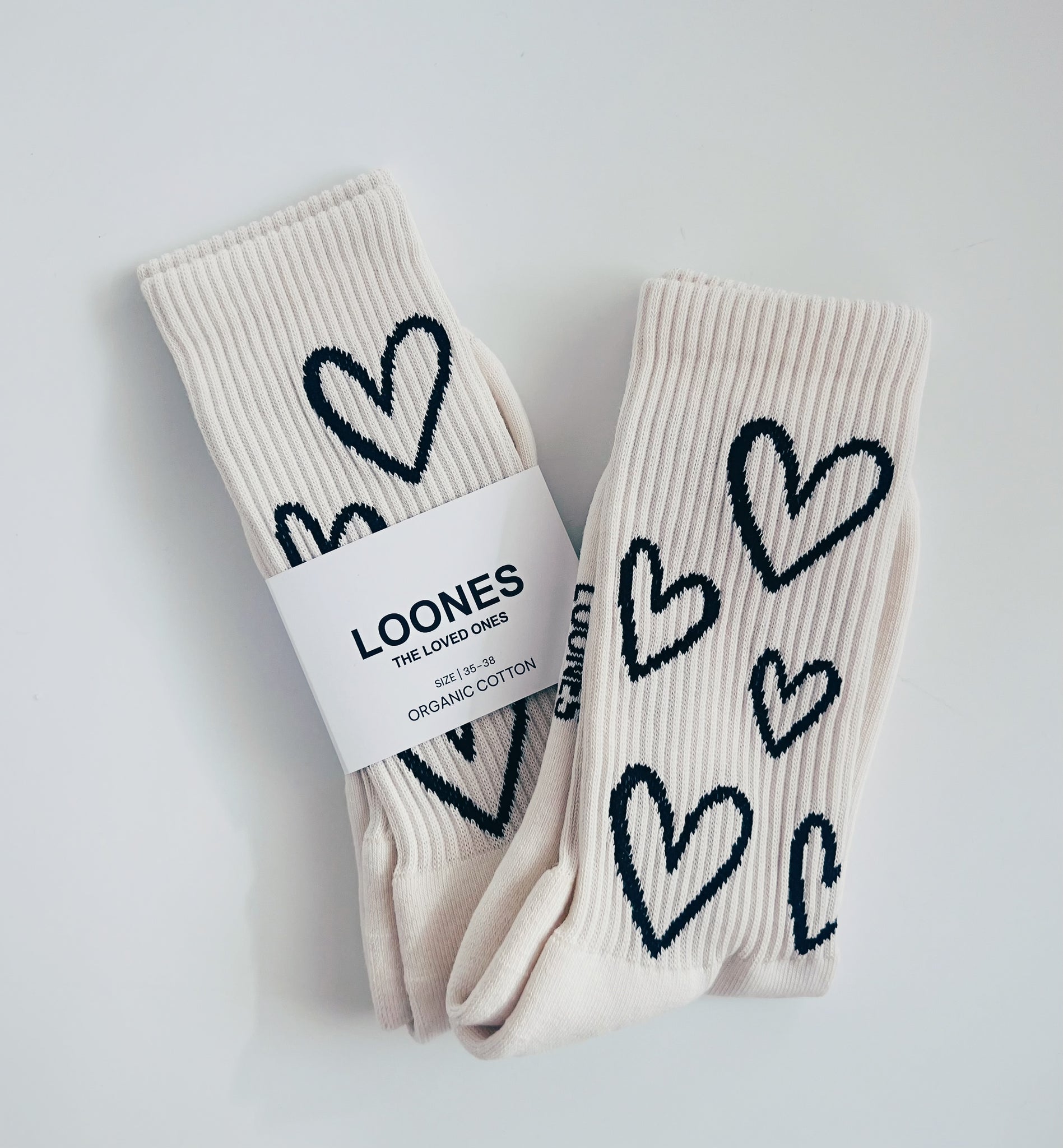 Tasche & Socken LOTS OF LOVE ♡♡♡ | 2er Set