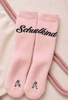 Schulkind Signature Socken | rosé