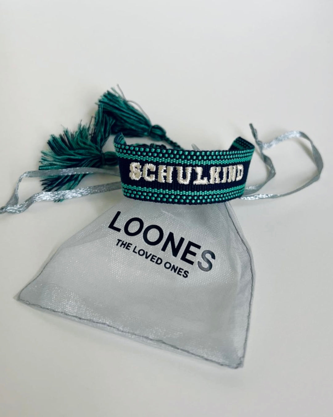 SCHULKIND petrol | 3er Set | Socken+Armband+T-Shirt