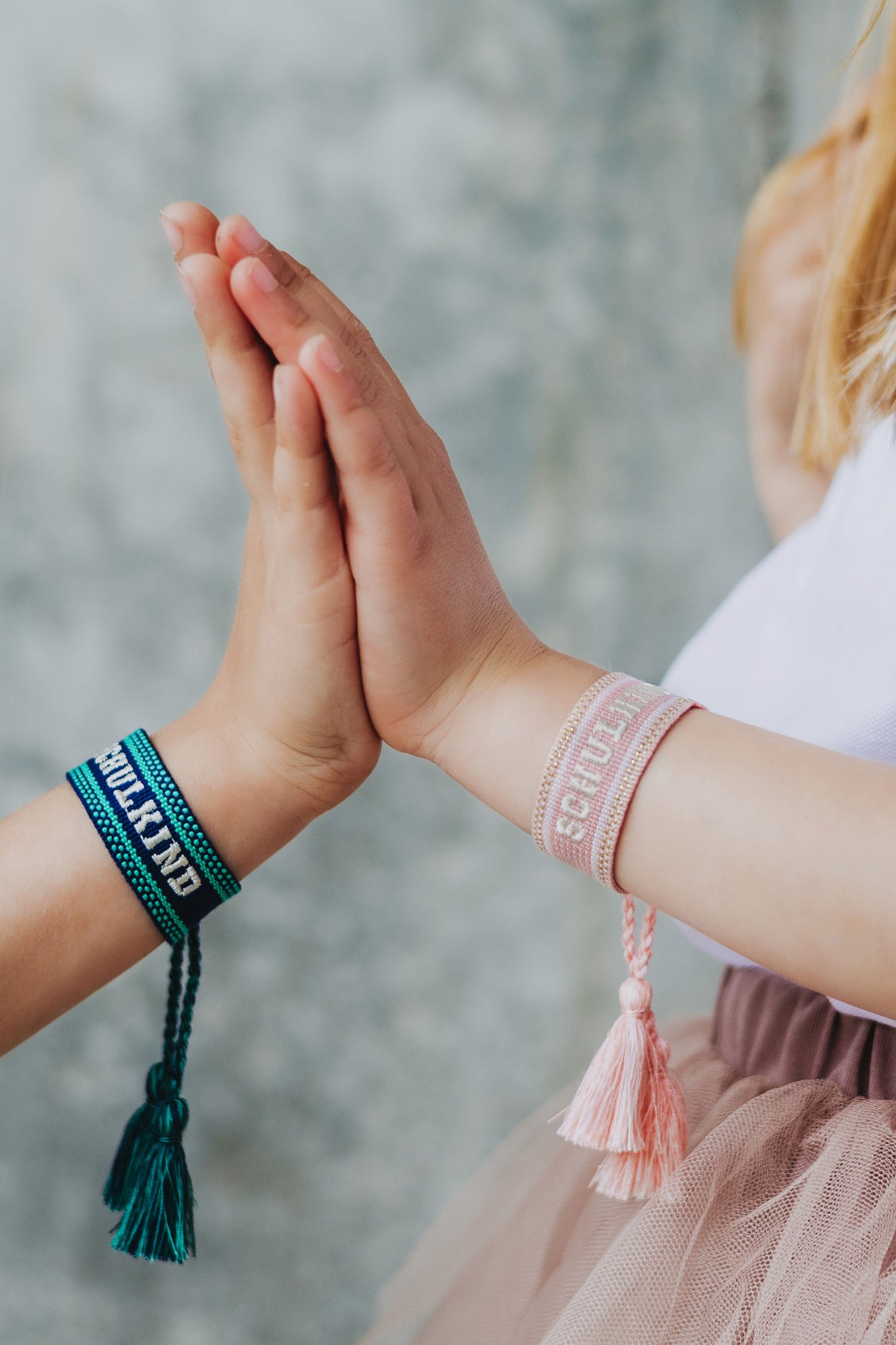 SCHULKIND plume | 2er Set | Socken + Armband
