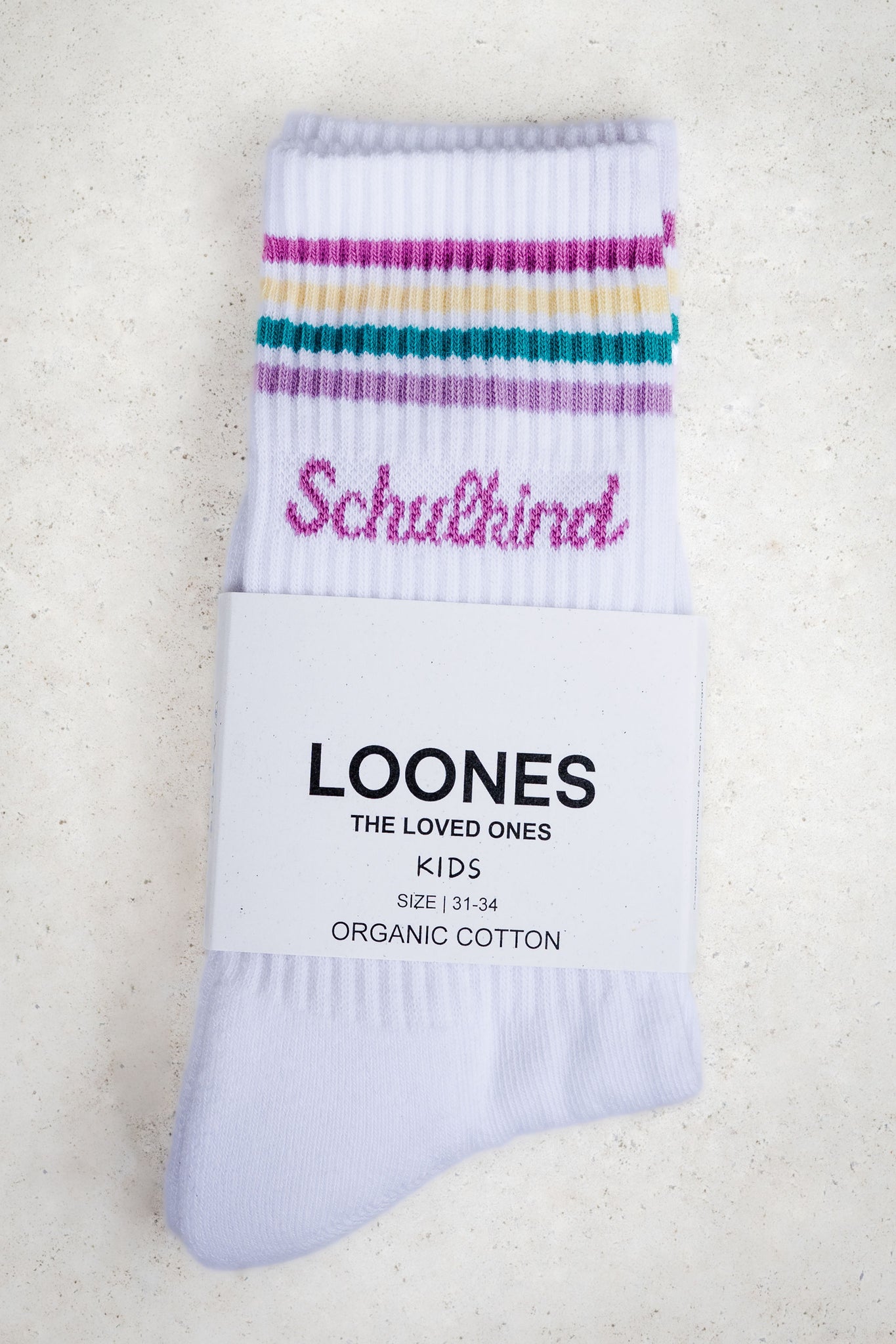SCHULKIND plume | 2er Set | Socken + Armband